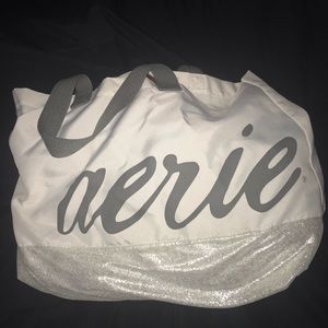 Aerie tote bag glitter American Eagle